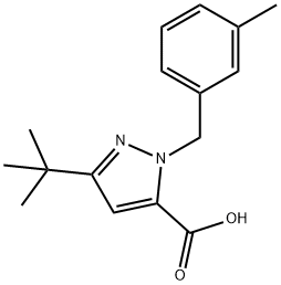 5-叔丁基-2-甲基-苄基一吡咯甲酸 结构式