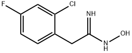 2-(2-氯-4-氟苯基)-N'-羟基乙脒 结构式