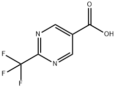 2-(三氟甲基)嘧啶-5-羧酸 结构式