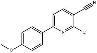 2-氯-3-氰基-6-甲氧基吡啶 结构式