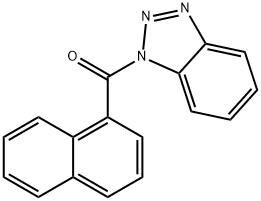 (1H-苯并[D][1,2,3]三唑-1-基)(萘-1-基)甲酮 结构式