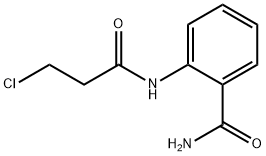 2-[(3-氯-1-氧代丙基)氨基]苯甲酰胺 结构式
