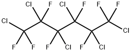 1,2,3,4,5,6-Hexachloro-1,1,2,3,4,5,6,6-octafluorohexane 结构式