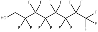 2,2,3,3,4,4,5,5,6,6,7,7,8,8,8-十五氟辛-1-醇 结构式