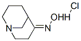 1-AZABICYCLO[3.3.1]NONAN-4-ONE OXIME HYDROCHLORIDE 结构式