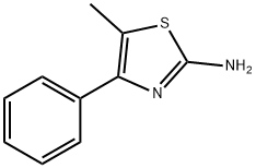 5-甲基-4-苯基-噻唑-2-胺 结构式
