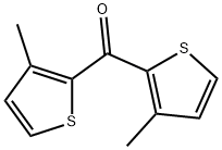 双(3-甲基-2-噻吩基)甲酮 结构式