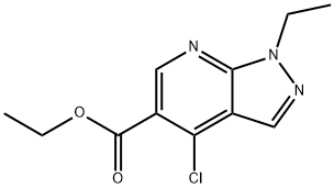 Ethyl4-chloro-1-ethyl-1H-pyrazolo[3,4-b]pyridine-5-carboxylate