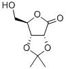 2,3-O-异亚丙基-D-核糖酸 gamma-内酯 结构式