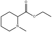 1-甲基-2-哌啶甲酸乙酯 结构式