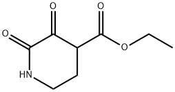 2,3-二氧代哌啶-4-甲酸乙酯 结构式