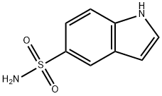 1H-吲哚-5-磺酰胺 结构式