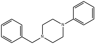 1-苄基-4-苯基哌嗪 结构式