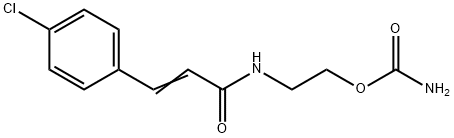 N-(2-Carbamoyloxyethyl)-3-(4-chlorophenyl)propenamide 结构式