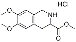 6,7-二甲氧基-1,2,3,4-四氢异喹啉-3-甲酸甲酯盐酸盐 结构式