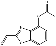 2-Benzothiazolecarboxaldehyde,4-hydroxy-,acetate(ester)(8CI) 结构式