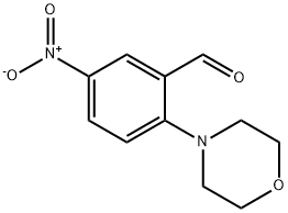 2-吗啉-5-硝基苯甲醛 结构式