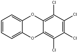 1,2,3,4-四氯二苯并-对-二恶英 结构式