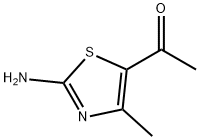 5-乙酰基-2-氨基-4-甲基噻唑 结构式