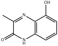 2(1H)-Quinoxalinone,  5-hydroxy-3-methyl- 结构式