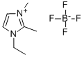 1,2-二甲基-3-乙基咪唑四氟硼酸盐 结构式