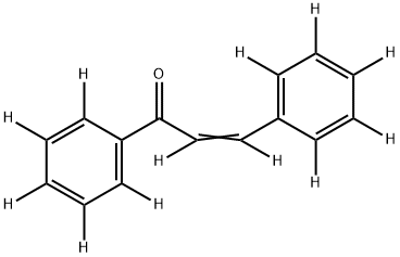 亚苄基代苯乙酮-D12 结构式