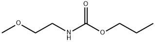 2-Methoxyethylcarbamic acid propyl ester 结构式