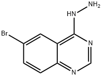 6-溴-4-肼基喹唑啉 结构式