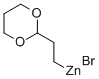 2-(1,3-二氧杂环己基)乙基溴化锌 结构式