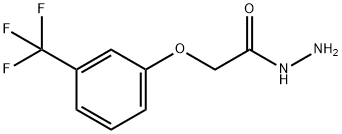 2-[3-(三氟甲基)苯氧基]乙烷肼 结构式
