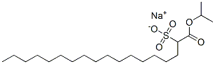 sodium isopropyl 2-sulphooctadecanoate  结构式