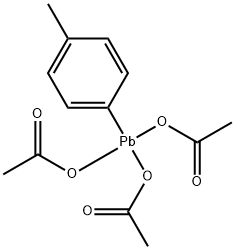 Triacetic acid (4-methylphenyl) lead(IV) salt 结构式