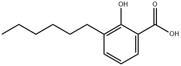 3-hexylsalicylic acid 结构式