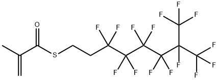 2-Methylpropenethioic acid S-[3,3,4,4,5,5,6,6,7,8,8,8-dodecafluoro-7-(trifluoromethyl)octyl] ester 结构式