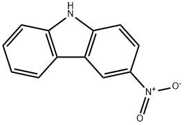 3-硝基-9H-咔唑 结构式