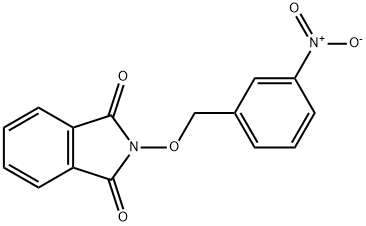 N-[(3-Nitrophenyl)methoxy]phthalimide 结构式