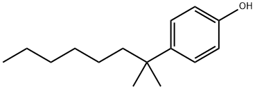 4-(1,1-二甲基庚基)苯酚 结构式