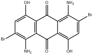 1,5-diamino-2,6-dibromo-4,8-dihydroxyanthraquinone 结构式