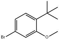 4-溴-1-(叔丁基)-2-甲氧基苯 结构式