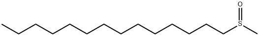 Tetradecane, 1-(methylsulfinyl)- 结构式