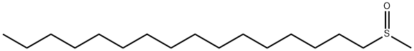 Methylhexadecyl sulfoxide 结构式