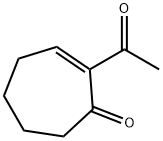 2-Cyclohepten-1-one, 2-acetyl- (9CI) 结构式