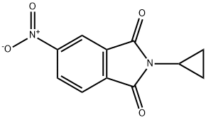 2-环丙基-5-硝基-1H-异吲哚-1,3(2H)-二酮 结构式