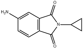 5-氨基-2-环丙基-1H-异吲哚-1,3(2H)-二酮 结构式