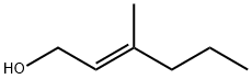 (E)-3-Methyl-2-hexen-1-ol 结构式