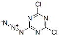 2-Azido-4,6-dichloro-s-triazine 结构式