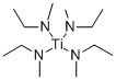 四(乙基甲基胺基)钛(IV) 结构式