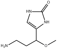 2H-Imidazol-2-one,  4-(3-amino-1-methoxypropyl)-1,3-dihydro- 结构式