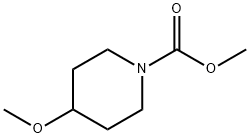 1-Piperidinecarboxylicacid,4-methoxy-,methylester(9CI) 结构式