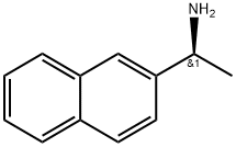 (S)-(-)-1-(2-萘基)乙胺 结构式